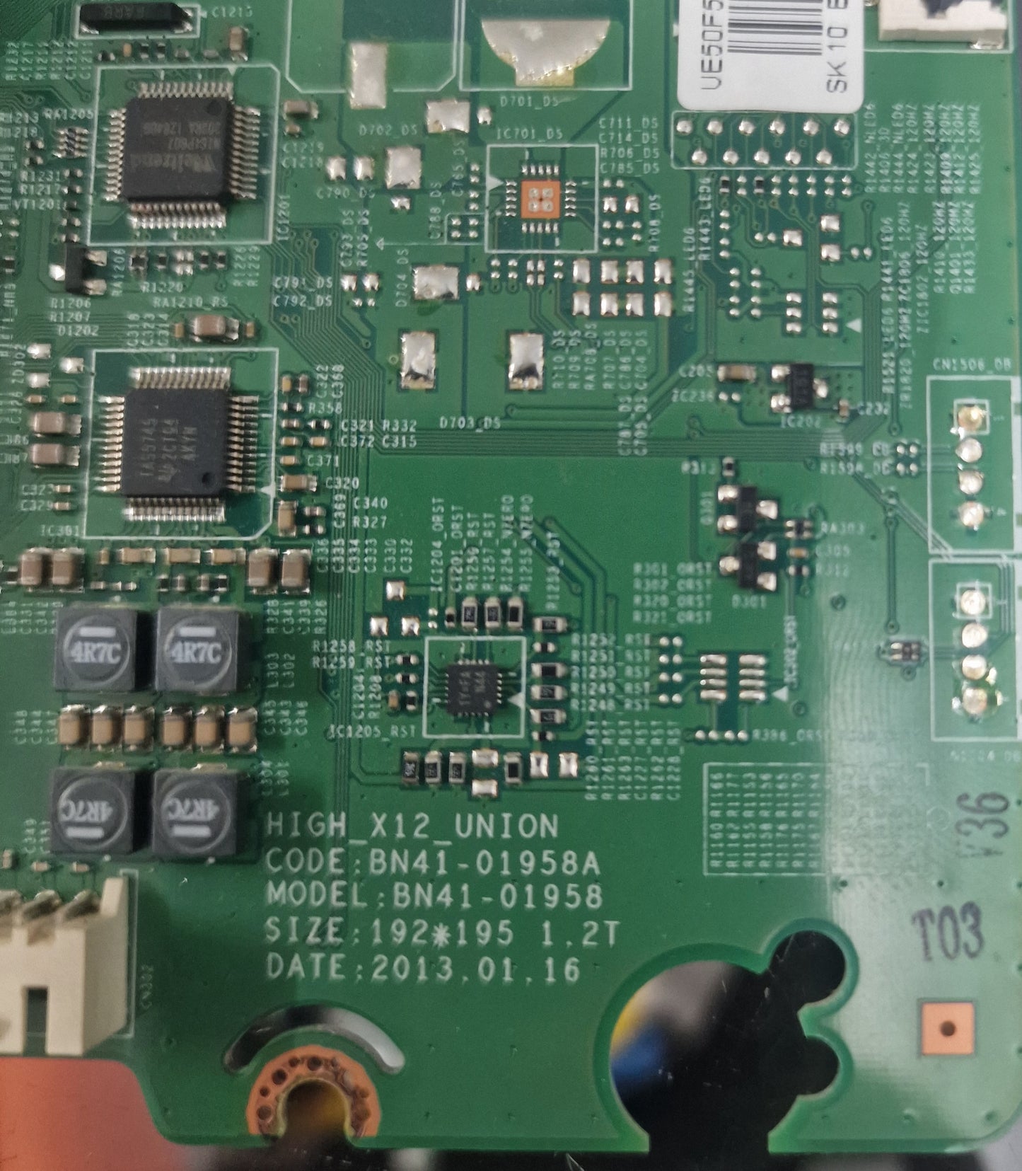 Mainboard BN41-01958A TV Samsung ue50f5700aw