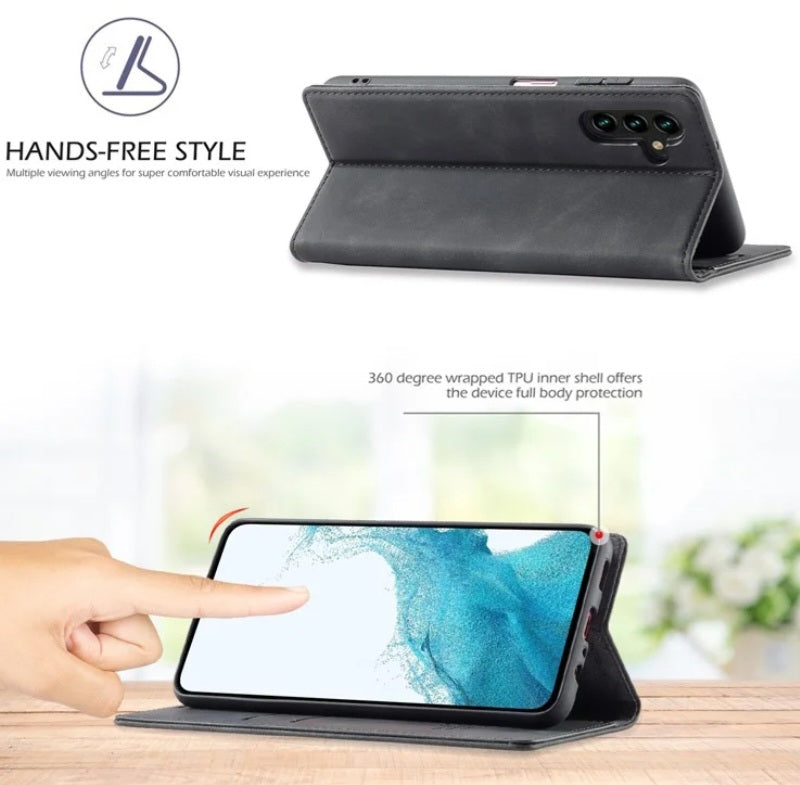 Funda LC.IMEEKE para Samsung Galaxy A34 5G + 1 unidad Cristal Templado