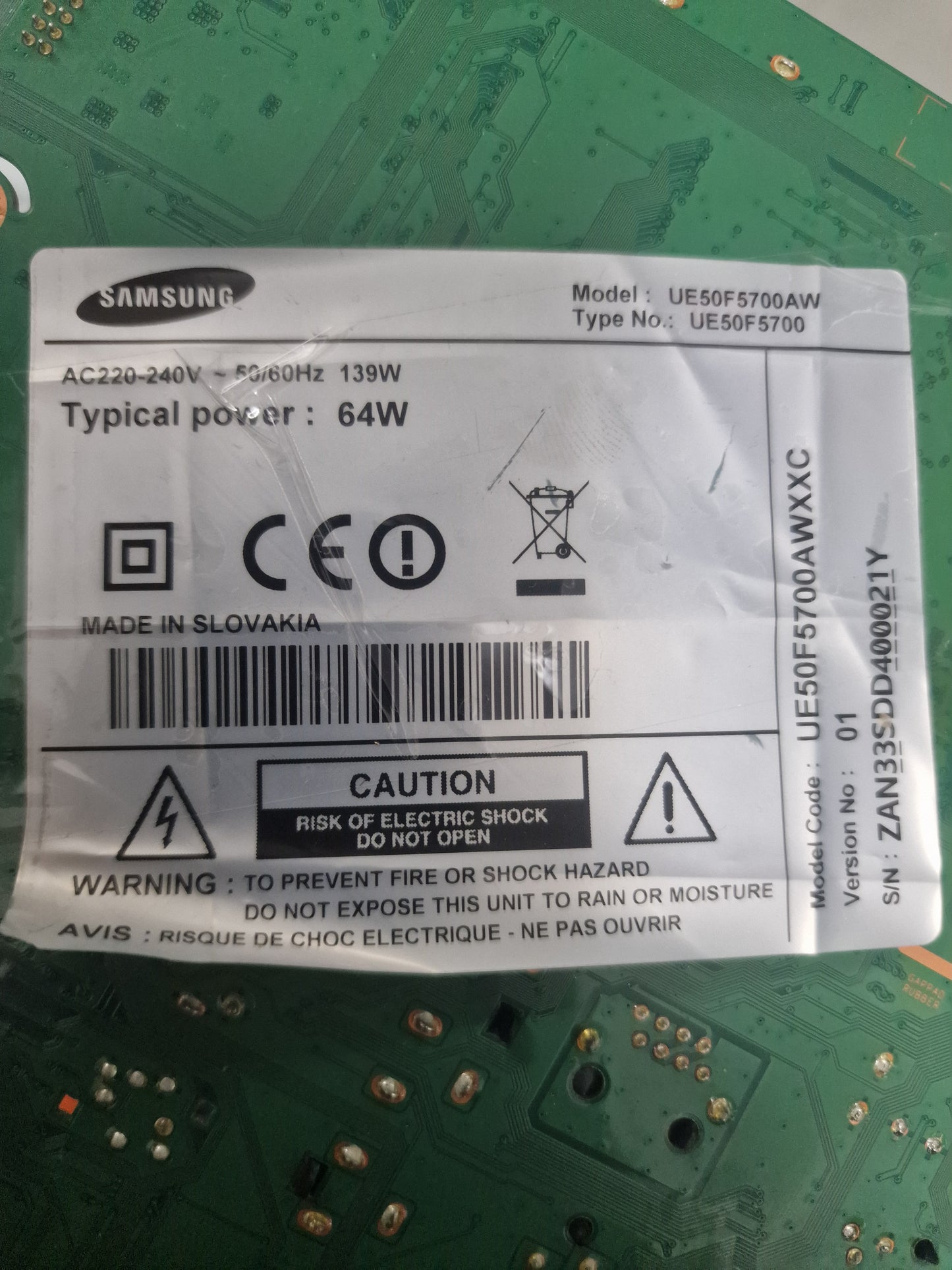 Fuente Alimentación L55S1_DSM BN44-00612A PSLF151S05A