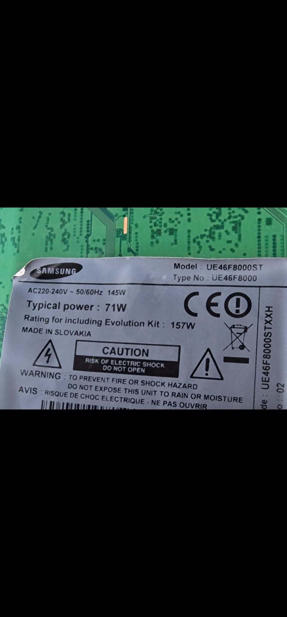 T - con BN41 - 01939C TV Samsung UE46F8000ST - PIEZASTV