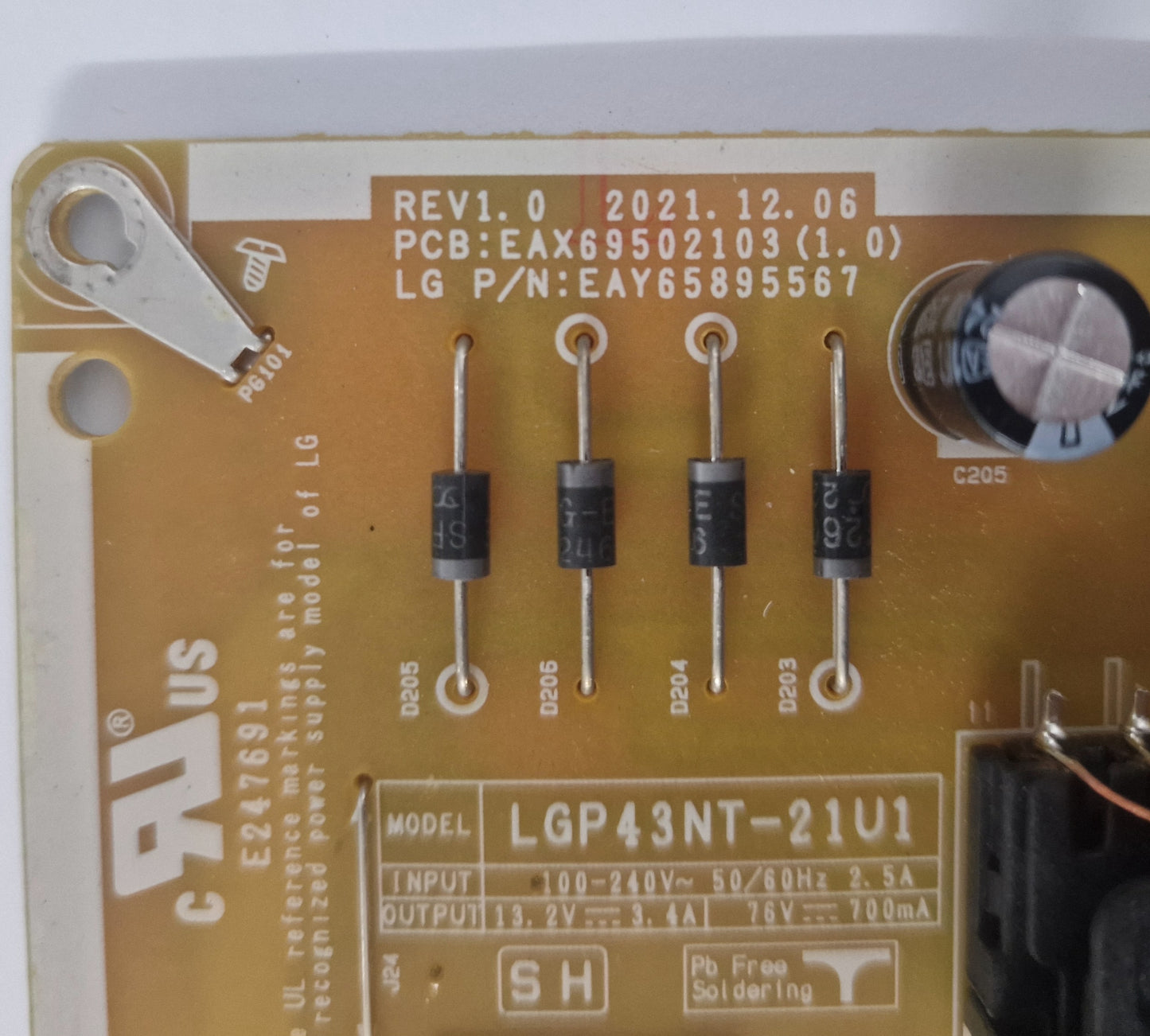 Fuente Alimentación EAX69502103(1.0) EAY65895567