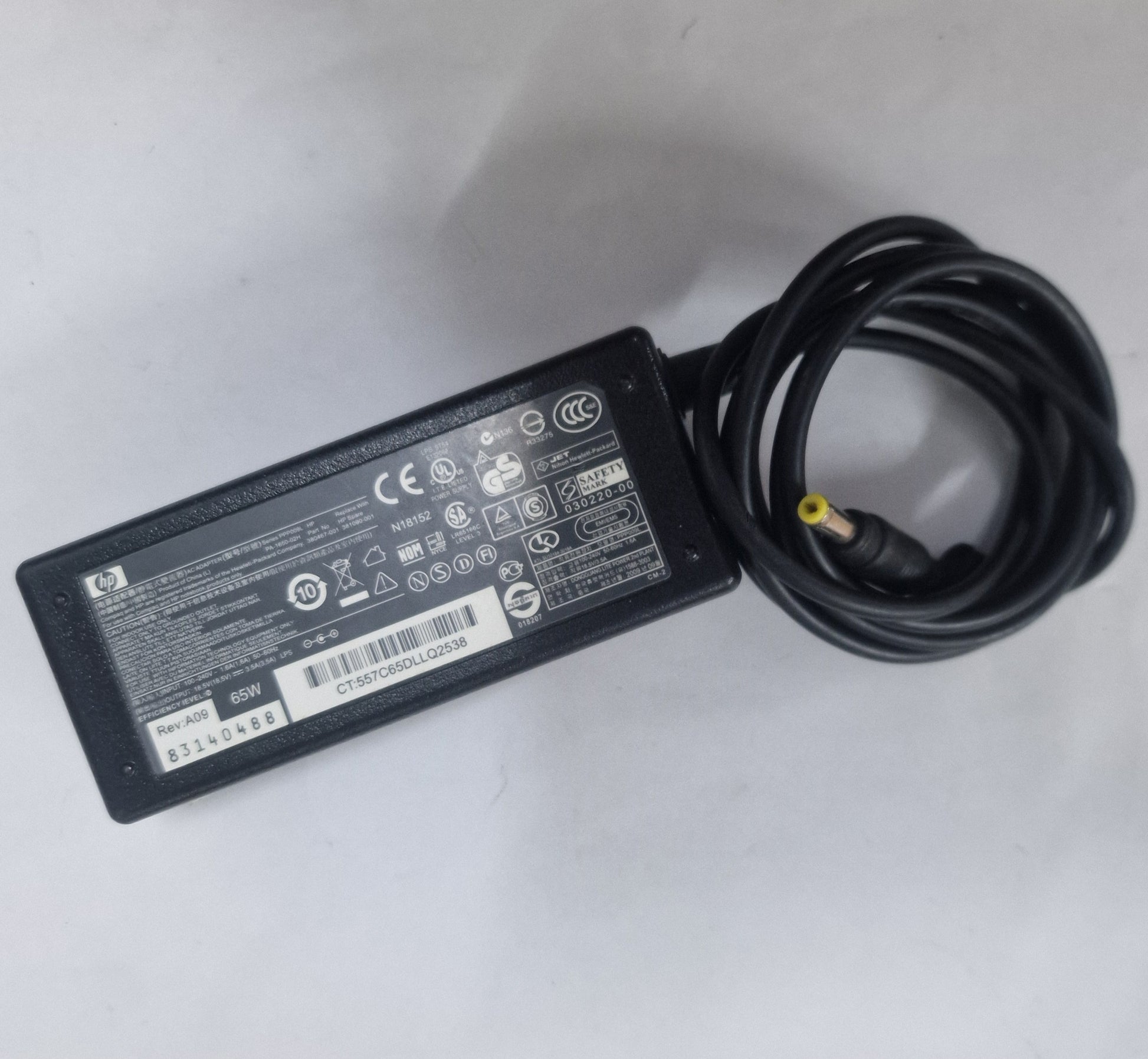 Original 65W AC Adaptador Cargador HP PA-1650-02HC PA-1650-32HT