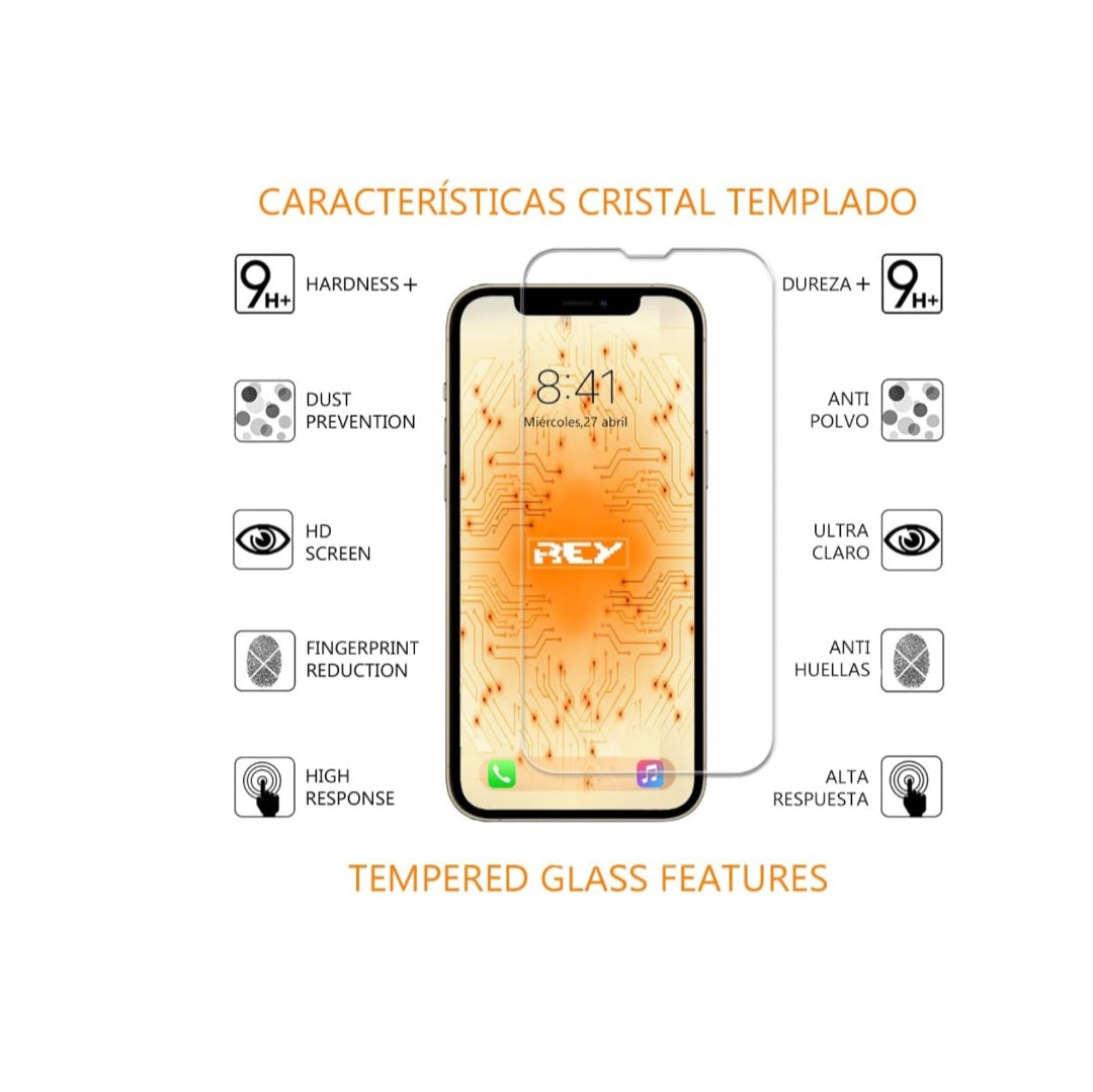 Protector de Pantalla para OPPO REALME C55 - OPPO REALME NARZO N55 - OPPO A98 5G - OPPO A58 4G, Cristal Vidrio Templado Premium