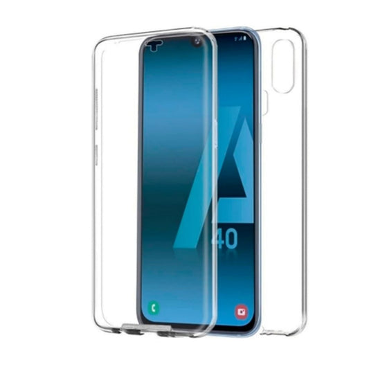 Funda TPU 360 para Samsung Galaxy A40 Carcasa Transparente Completa Doble Cara para movil