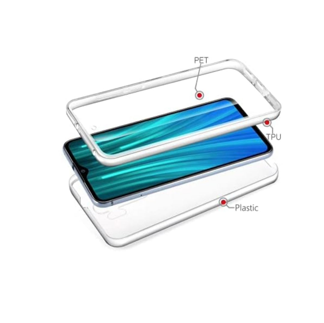 Funda 360º para móvil OPPO A9 2020/A5 2020 Silicona Transparente