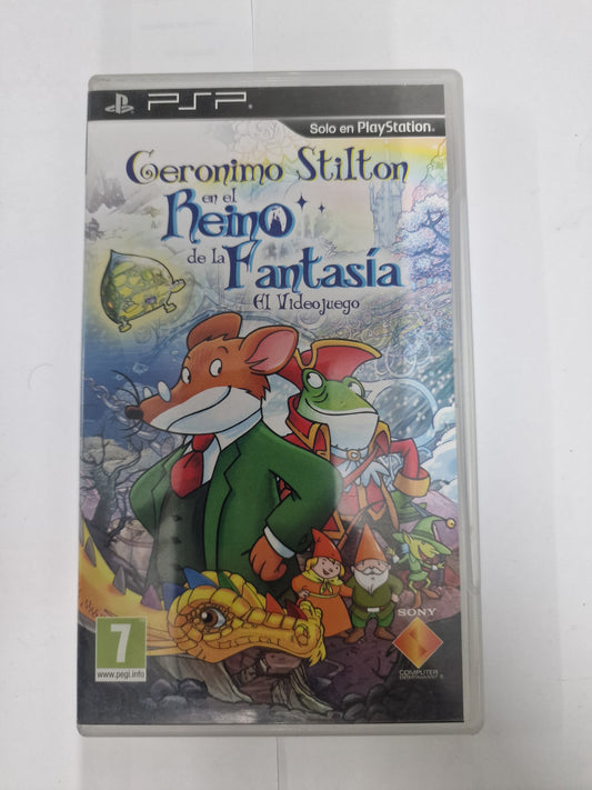 Geronimo Stilton en el reino de la fantasia JUEGO PSP